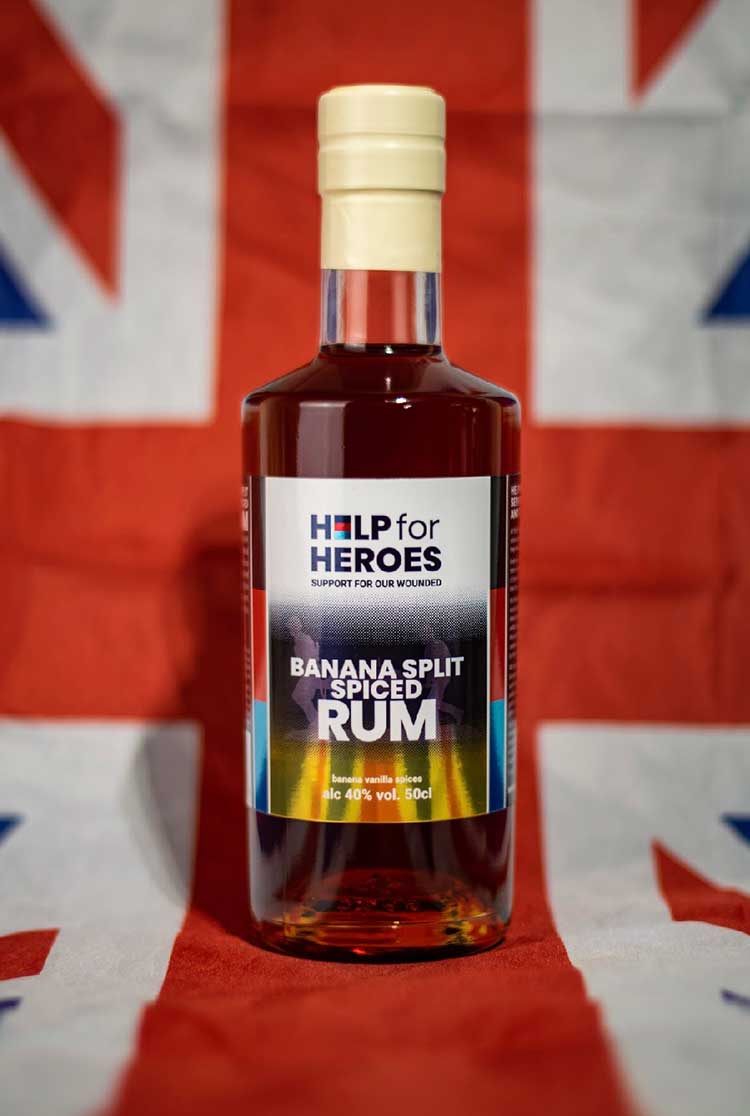 Help for Heroes Banana Split Spiced Rum