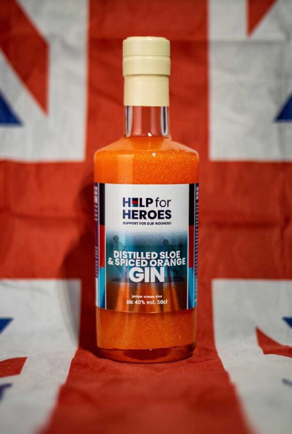 Help For Heroes Derbyshire Sloe Orange Gin