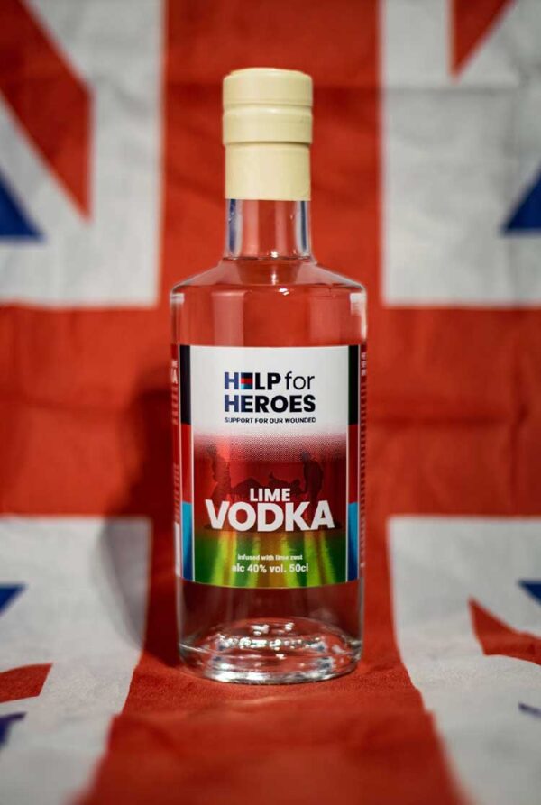 Help for Heroes Lime Vodka