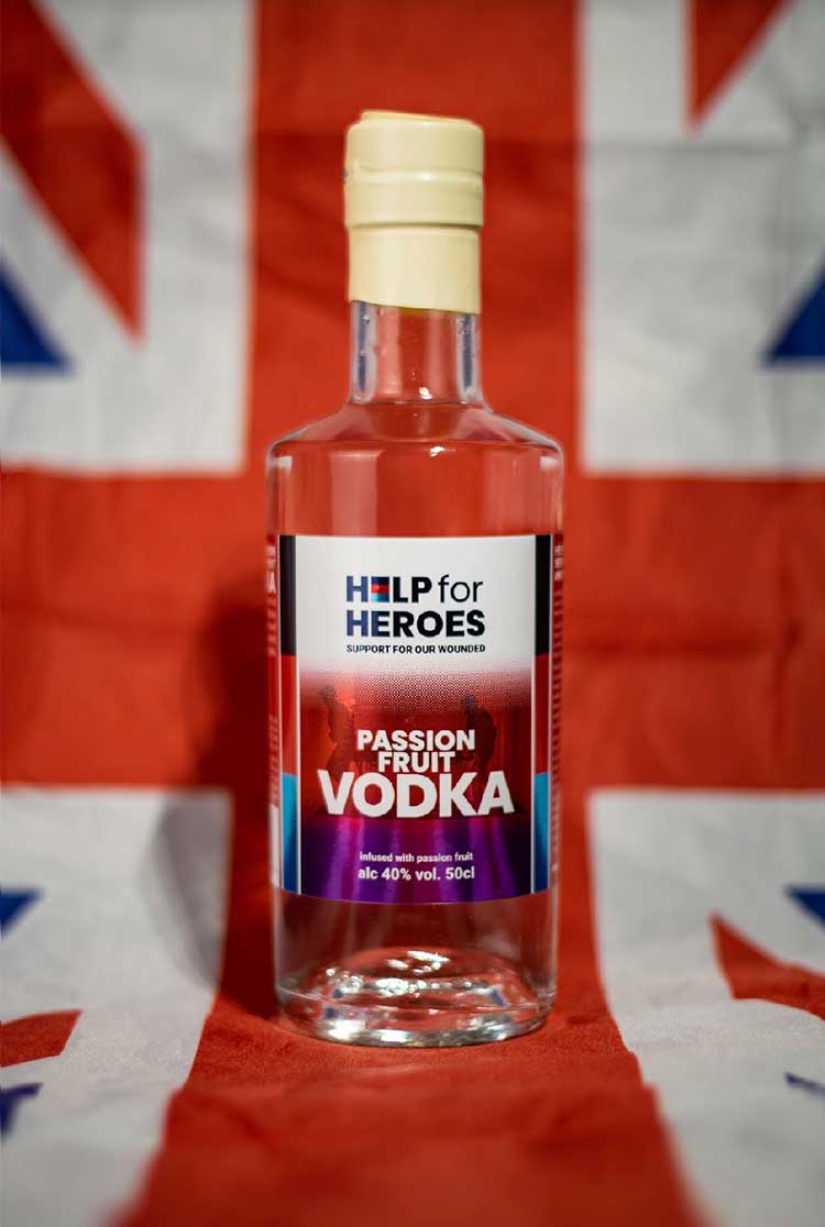 Help for Heroes Passion Fruit Vodka