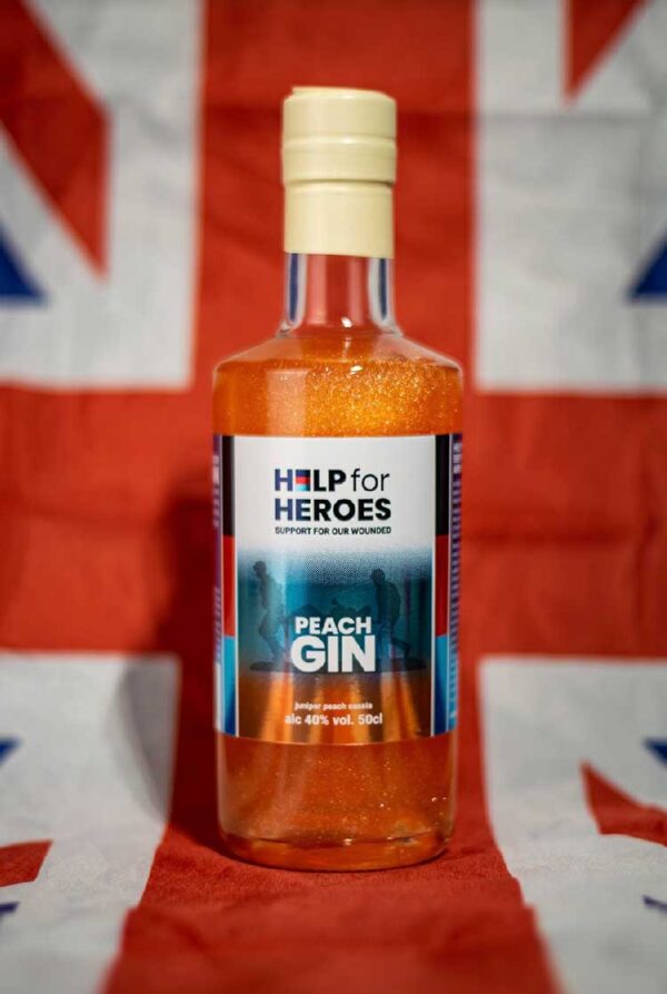 Help for Heroes Peach Gin