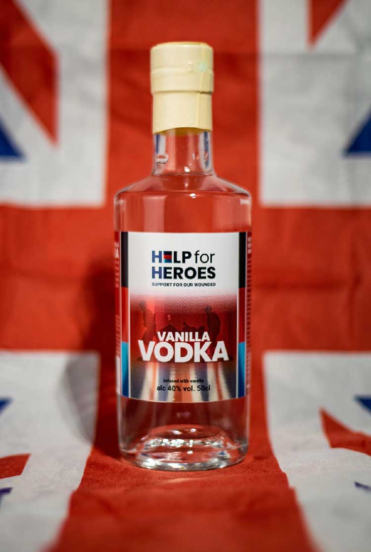 Help for Heroes Vanilla Vodka