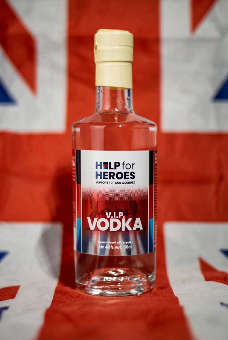 Help for Heroes VIP Vodka
