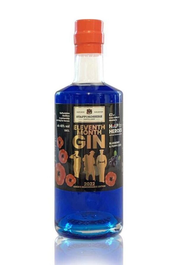 Eleventh Month Gin Blueberry and Poppy Seed Gin